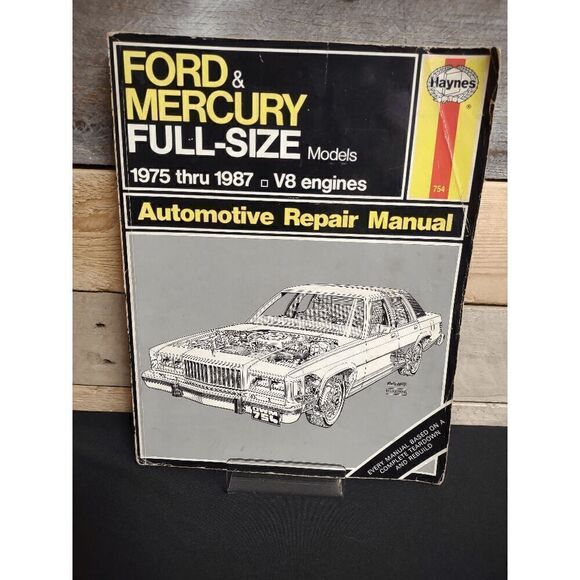 Haynes Repair Manual 36036 (754) Ford & Mercury Full Size Model 1975-1987 V8 - Picture 1 of 2